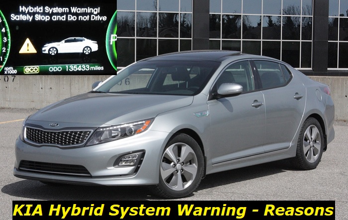 kia hybrid system warning